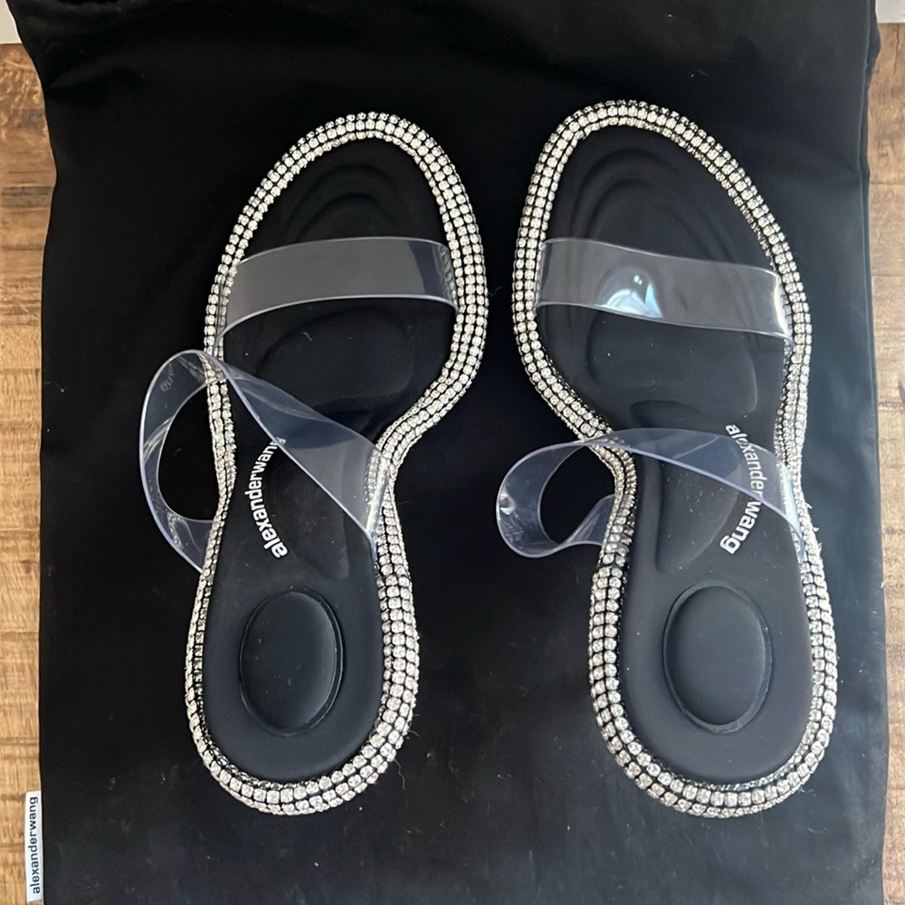 Alexander Wang Kira Embellished Crystal heels